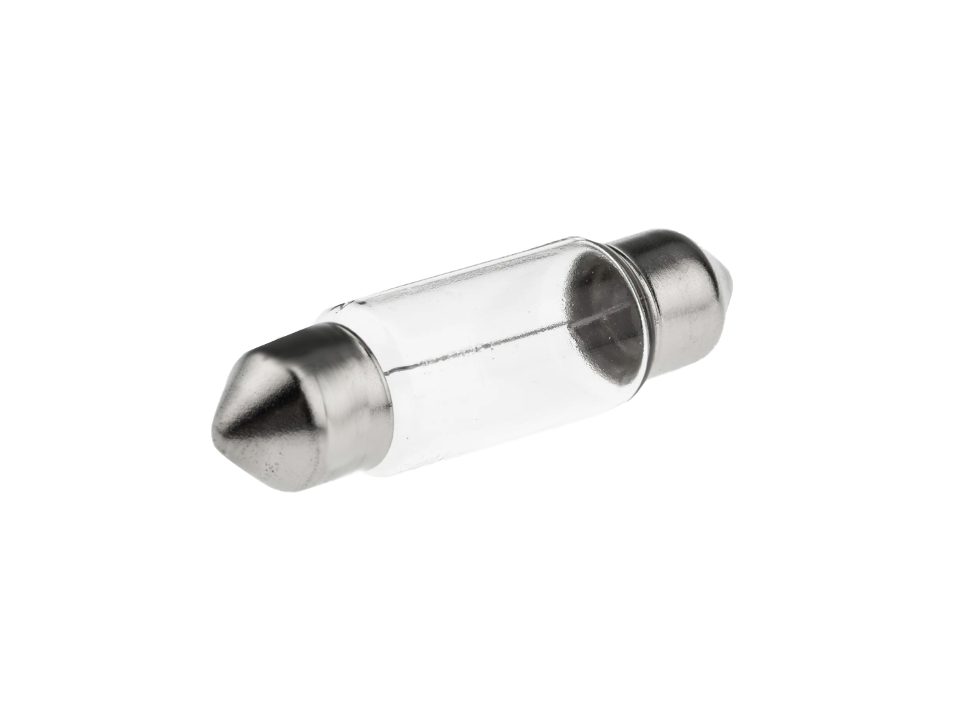 lemputė SV8.5 41-44mm 6V 18W soffit tipo skaidri