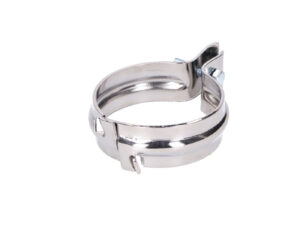chromuotas 2 dalių galinis išmetimo gnybtas, skirtas Simson S50, S51, SR53, S70, S83, SR50, SR80