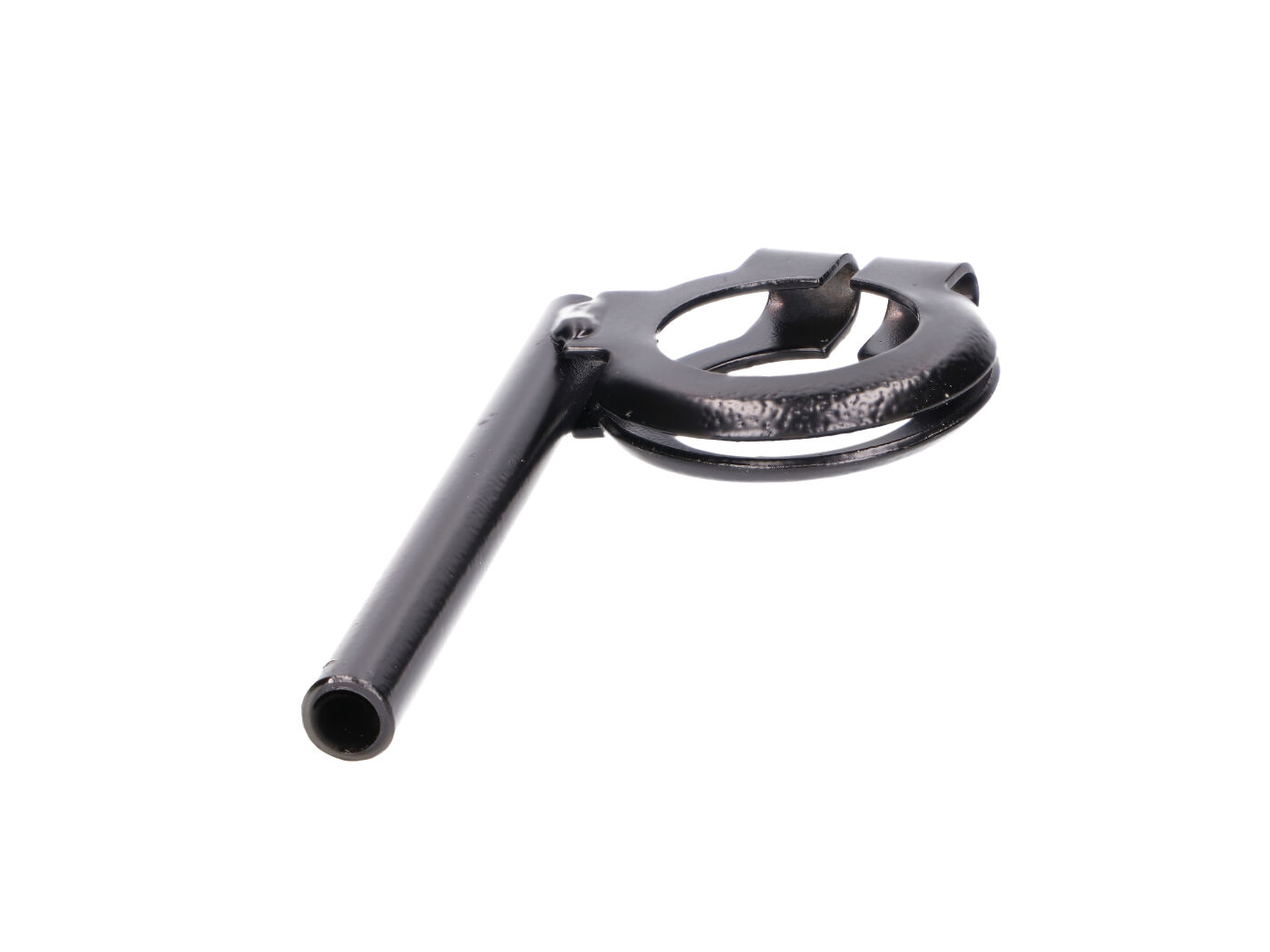 priekinio indikatoriaus žibinto tvirtinimo kronšteinas juodas 10mm Simson S50, S51, S70