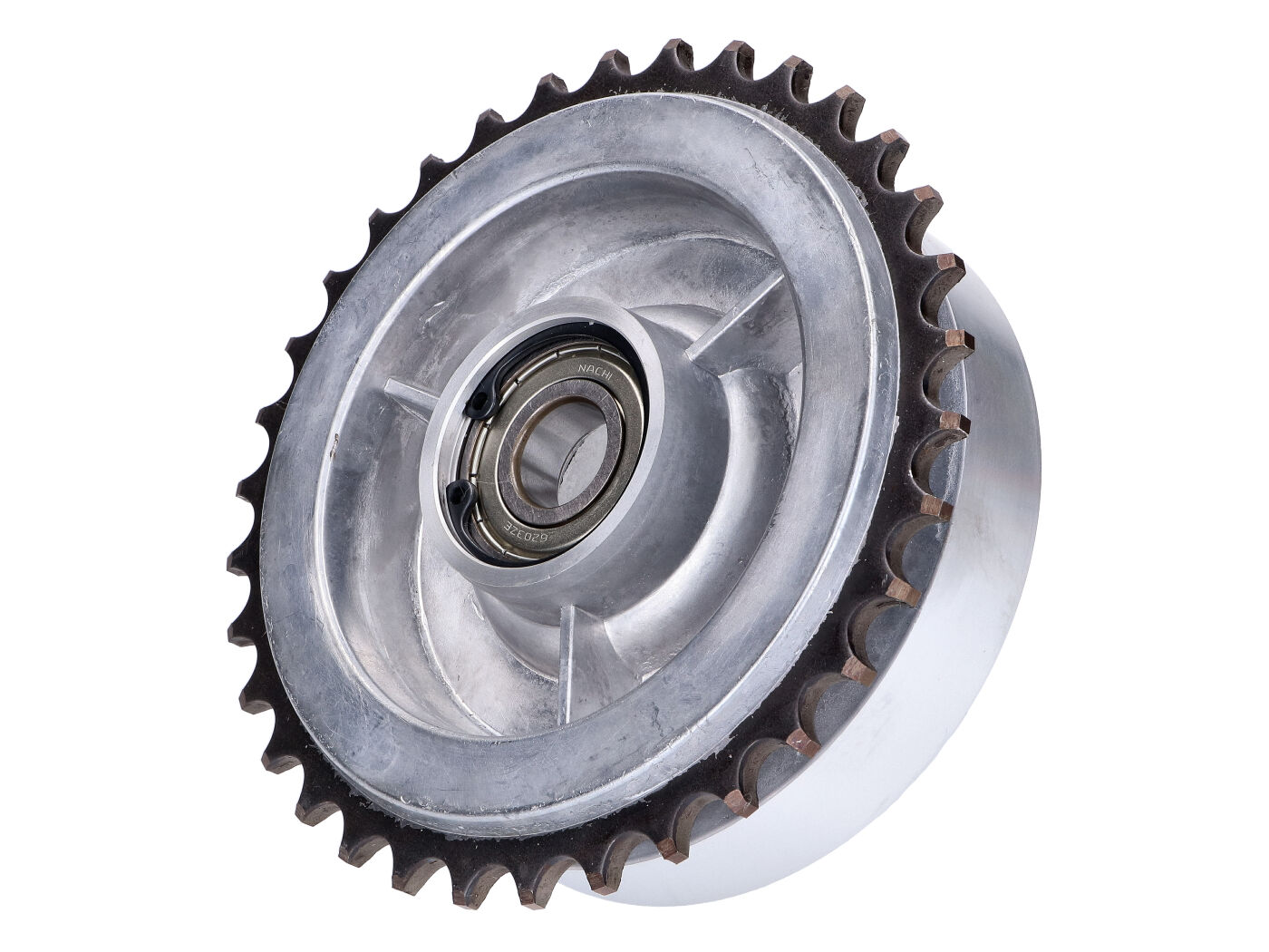 galinė žvaigždutė su 34 dantimis, skirta Simson S50, S51, S53, S70, S83, KR51/2, KR51/1