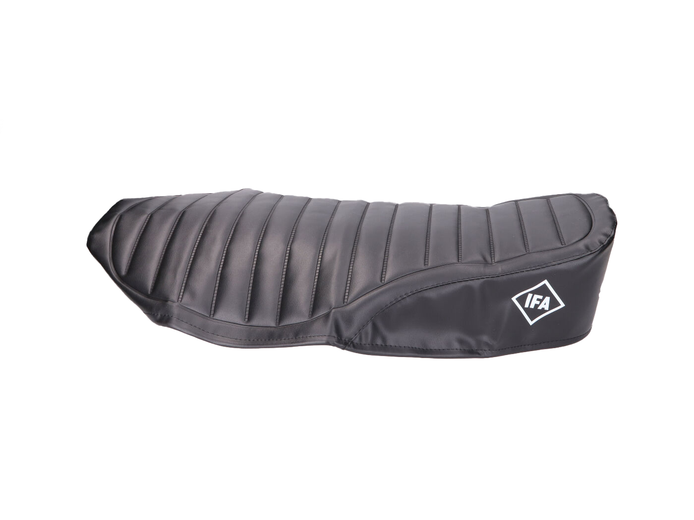 Sėdynės užvalkalas klostuotas juodai su logotipu Simson S51, S53, S70 Enduro
