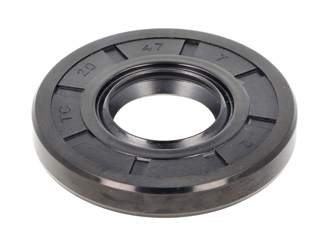 Riebokšlis dešinysis NBR TCK 20x47x7mm, skirtas Simson S51, S53, S70, S83, SR50, SR80, KR51/2, M541, M741