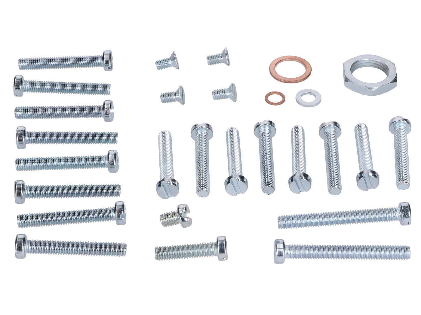 karterio tvirtinimo standartinių dalių komplektas Simson S51, S53, S70, S83, SR50, SR80, KR51/2, M531, M541, M741