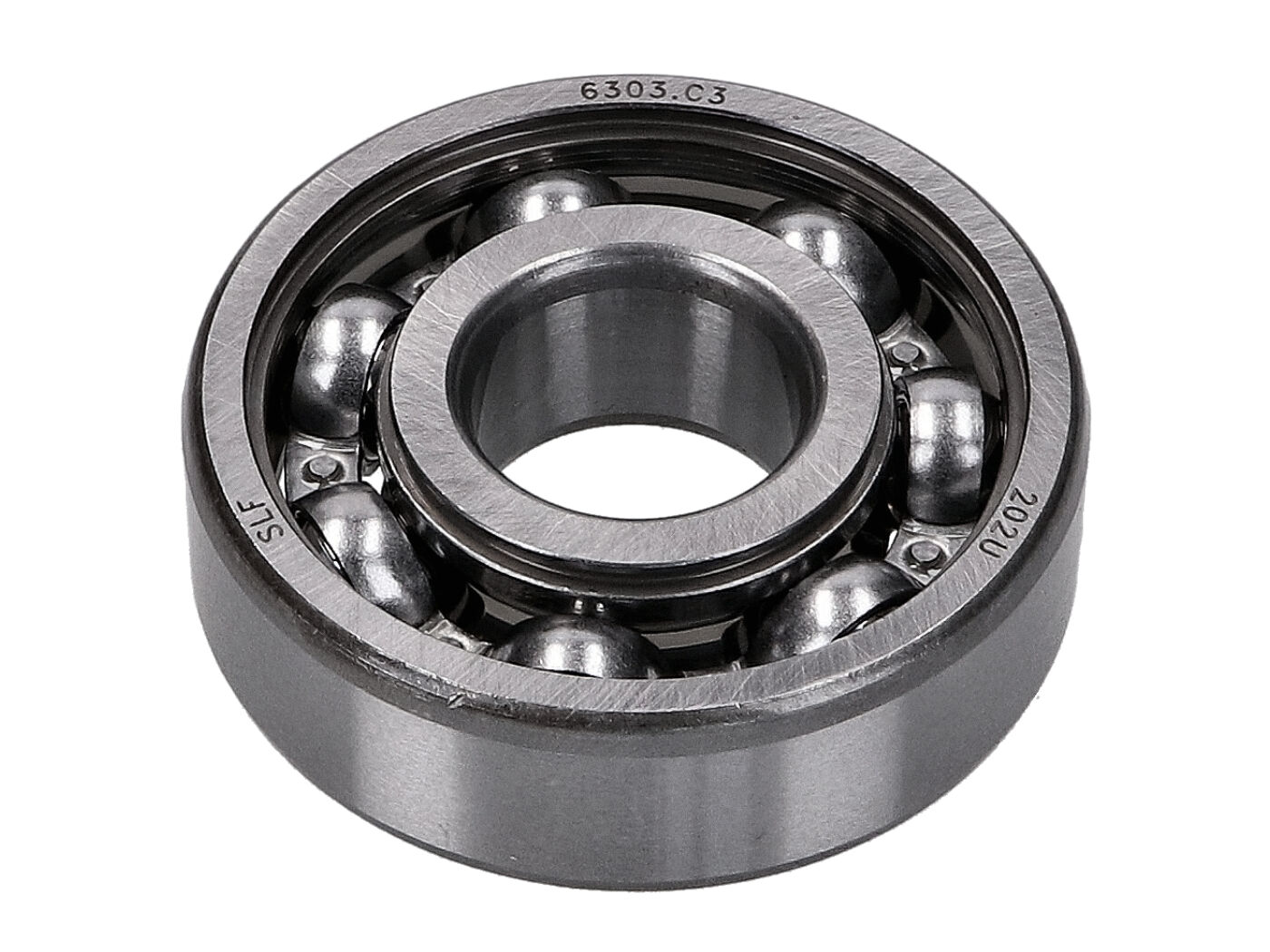 Alkūninio veleno Guolis SLF 6303 C3, skirtas Simson S50, SR4-1, SR4-2, SR4-3, SR4-4 KR50/1 Schwalbe, Star, Sperber, Spatz, Habicht