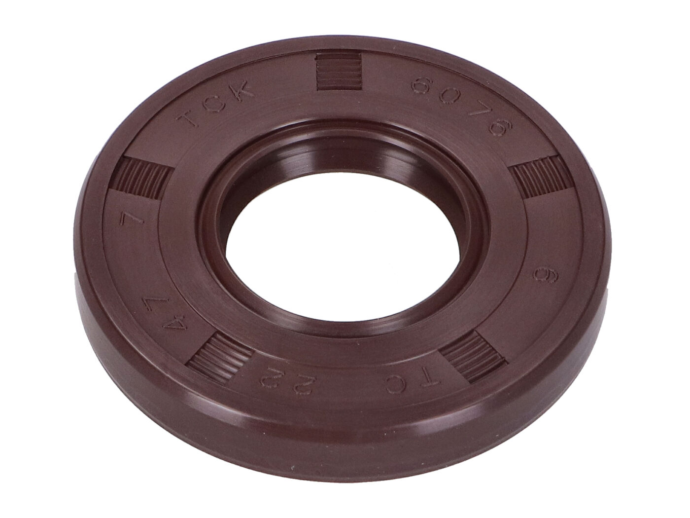 Riebokšlis FKM TCK 22x47x7mm ruda Simson S50, SR4-1, SR4-2, SR4-3, SR4-4, KR51/1 Schwalbe, Star, Sperber, Spatz, Habicht