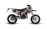 Grafikos komplektas Honda HM 50 Stage6 oranžinė / balta