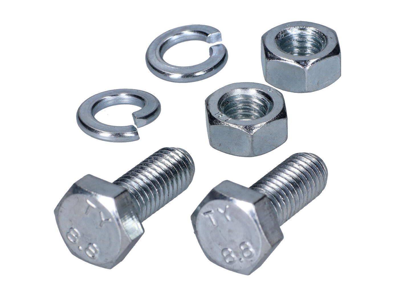 keleivių kojų atramų standartinės dalys Simson S50, S51, S53, S70, S83, SR50, SR80, KR51/2, M531, M541, M741