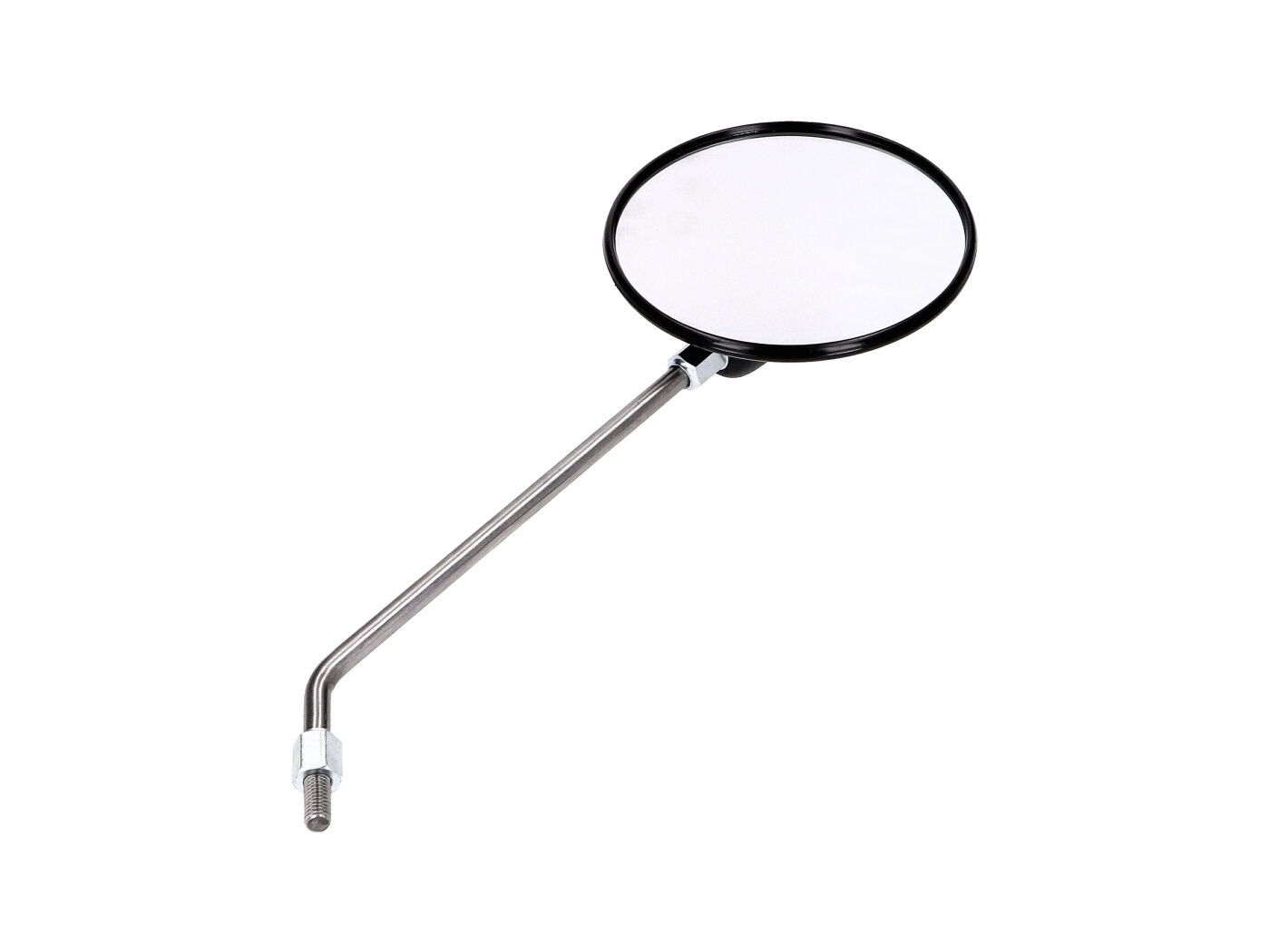 veidrodis retro stiliaus apvalios formos 120mm, M8 dešinysis sriegis - universalus