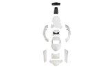 Aptaisymo komplektas 9 vnt. BCD RX balti Yamaha BW po 2004 m