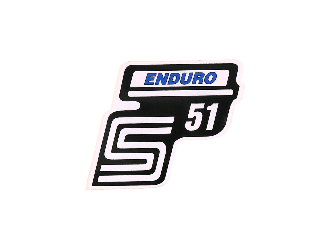 logotipo folija / lipdukas S51 Enduro mėlynas Simson S51