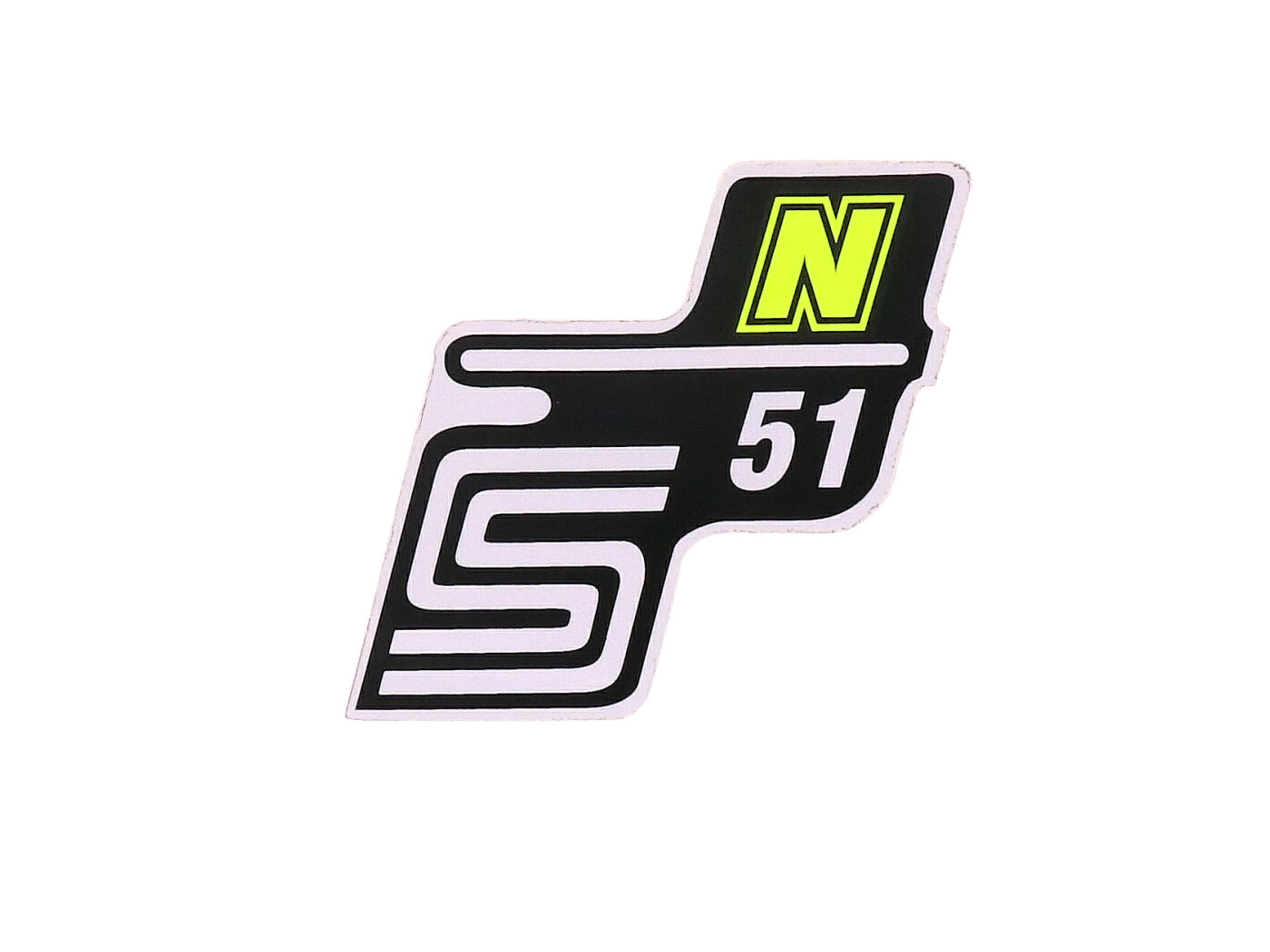 logotipo folija / lipdukas S51 N neoninis geltonas Simson S51