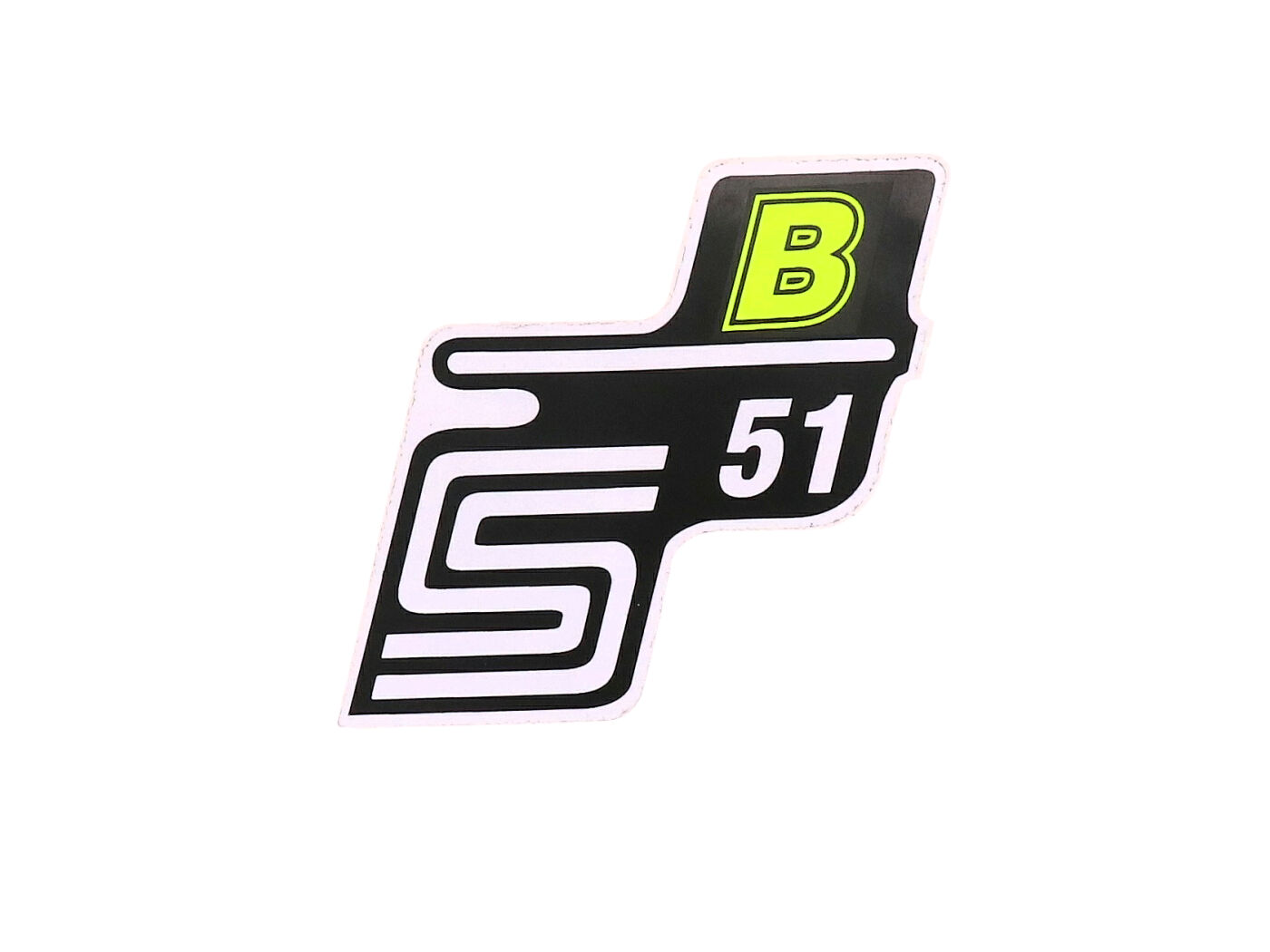 logotipo folija / lipdukas S51 B neoninis geltonas Simson S51