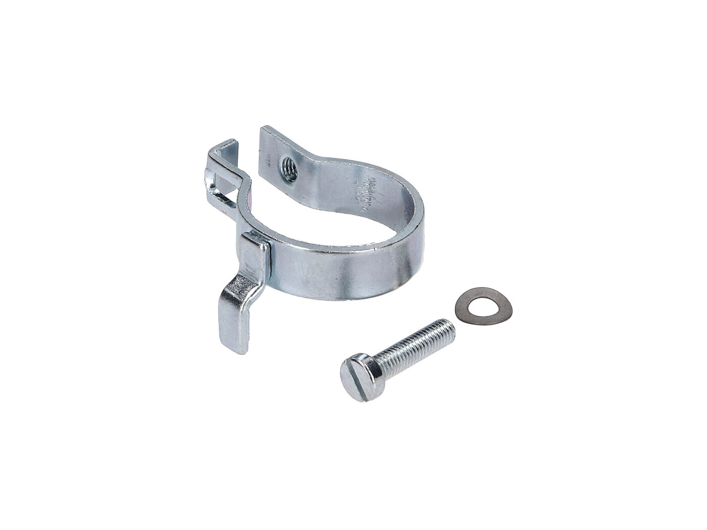 išmetimo kolektoriaus veržlės spaustukas 28 mm, skirtas Simson S50, S51, S53, S70, S83, SR50, SR80, KR50, KR51, Schwalbe, Star, Sperber, Habicht, Spatz