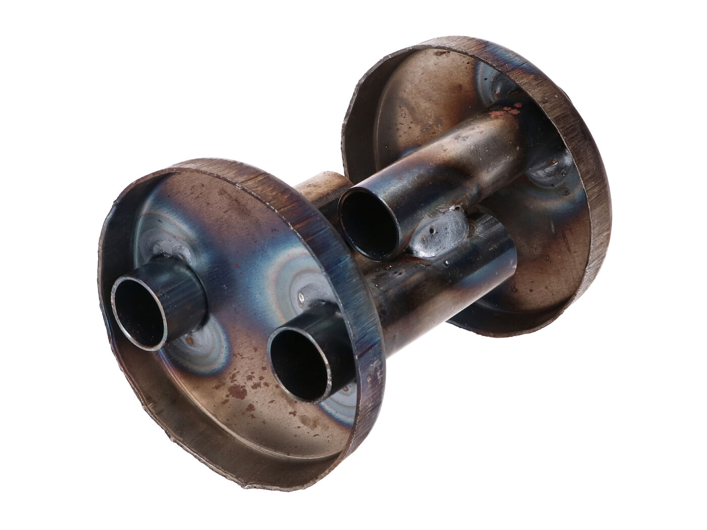 išmetimo duslintuvo įdėklas / dvigubas vamzdis Simson S50, S51, S70, SR50, SR80, KR51/2