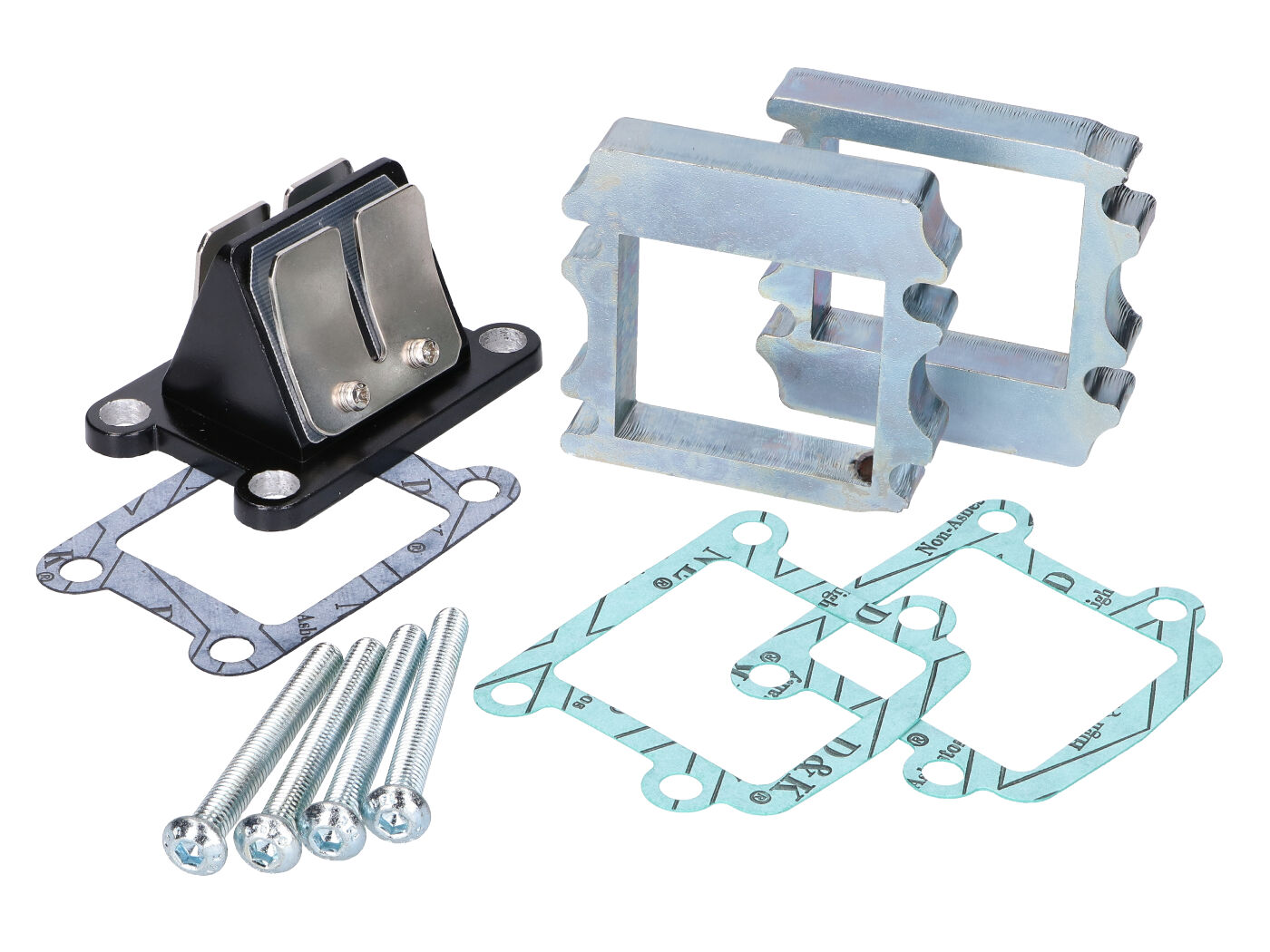 įsiurbimo sistema Easyboost Big Valve, skirta Minarelli Vertical, Adly 50, Aprilia Amico 50, Italjet 50, MBK Booster, Yamaha BWS 50
