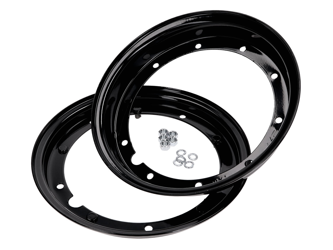 ratlankis 10 colių 2,10x10 juodas, skirtas Vespa PV, ET3, PK, S, XL, XL2, 125, GT, Sprint, PE, Lusso, T5, LML Star, Deluxe ir kt.