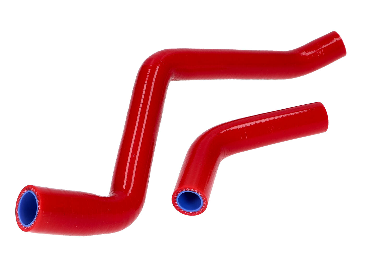 aušinimo skysčio žarnų komplektas, silikoninis raudonas, skirtas Aprilia RX, SX, Derbi Senda, Gilera RCR, SMT D50B0 -17