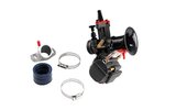 Karbiuratoriaus komplektas Racing 28mm tipo PWK su 40 laipsnių pakreiptu plūduriuojančiu dubuo
