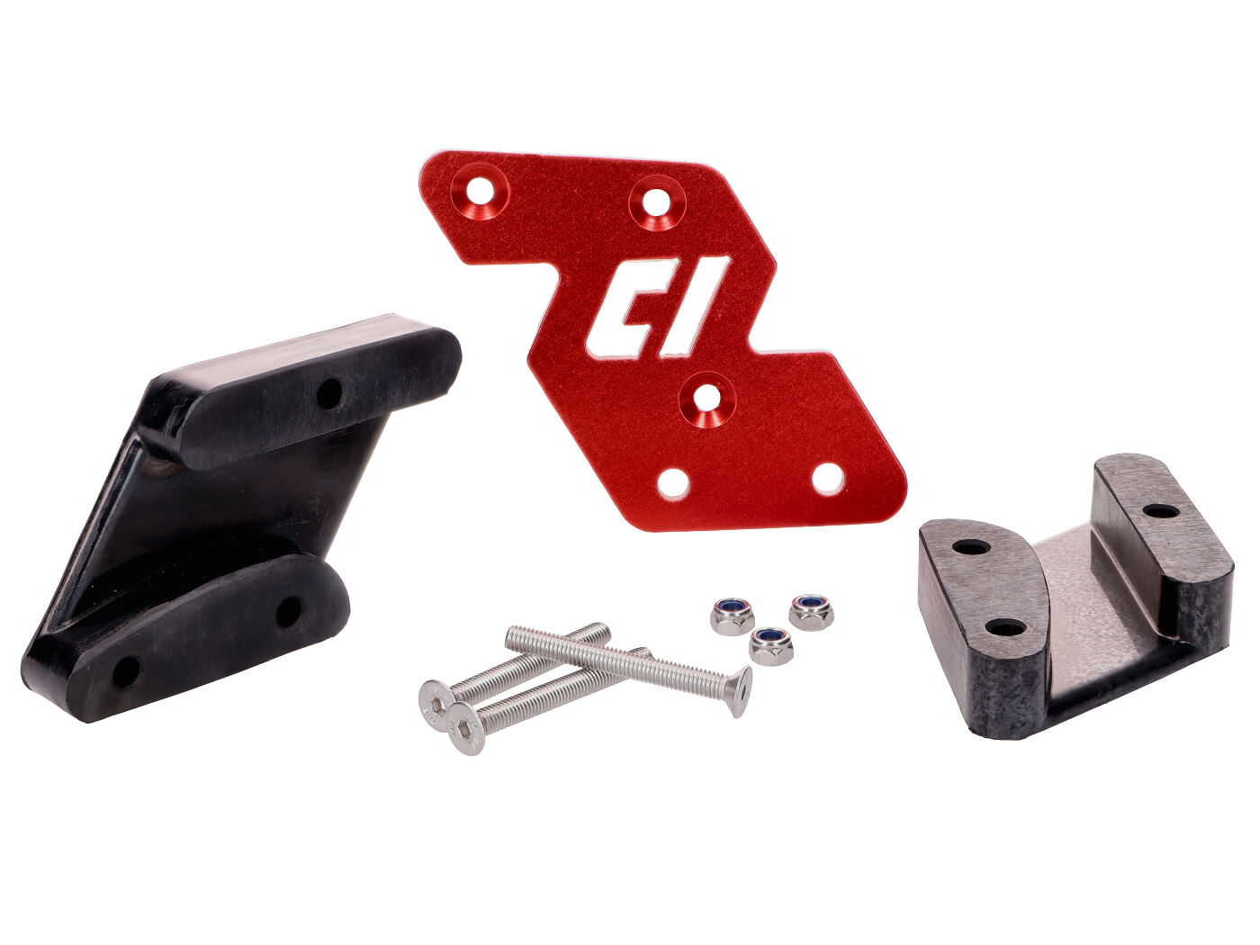 grandinės kreiptuvas Doplerio raudonas, skirtas Aprilia RX, SX, Derbi Senda, Gilera RCR, SMT