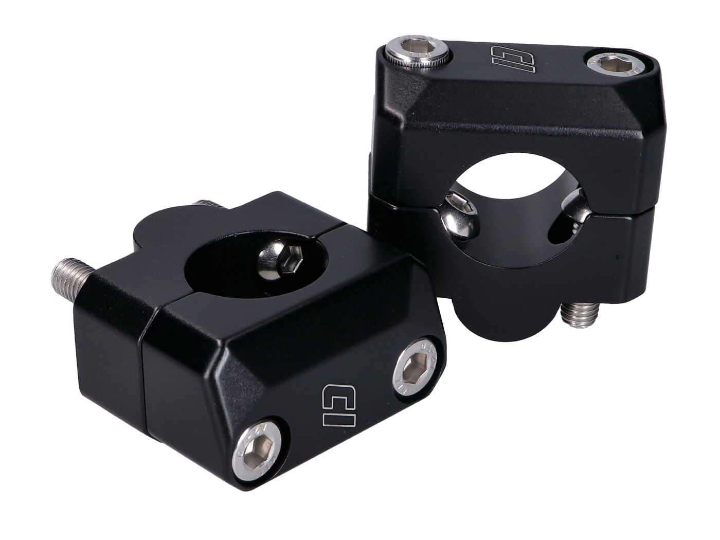 vairo gnybtų komplektas Dopleris nuo 22 mm iki 28,6 mm juodas