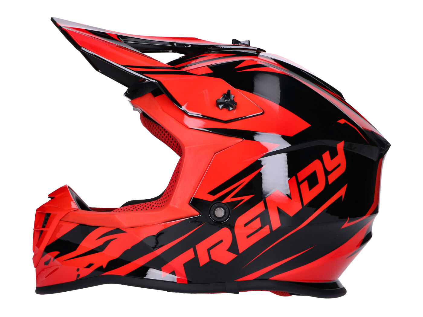 šalmas Motocross Trendy T-903 Leaper juoda / raudona - dydis XL (61-62)