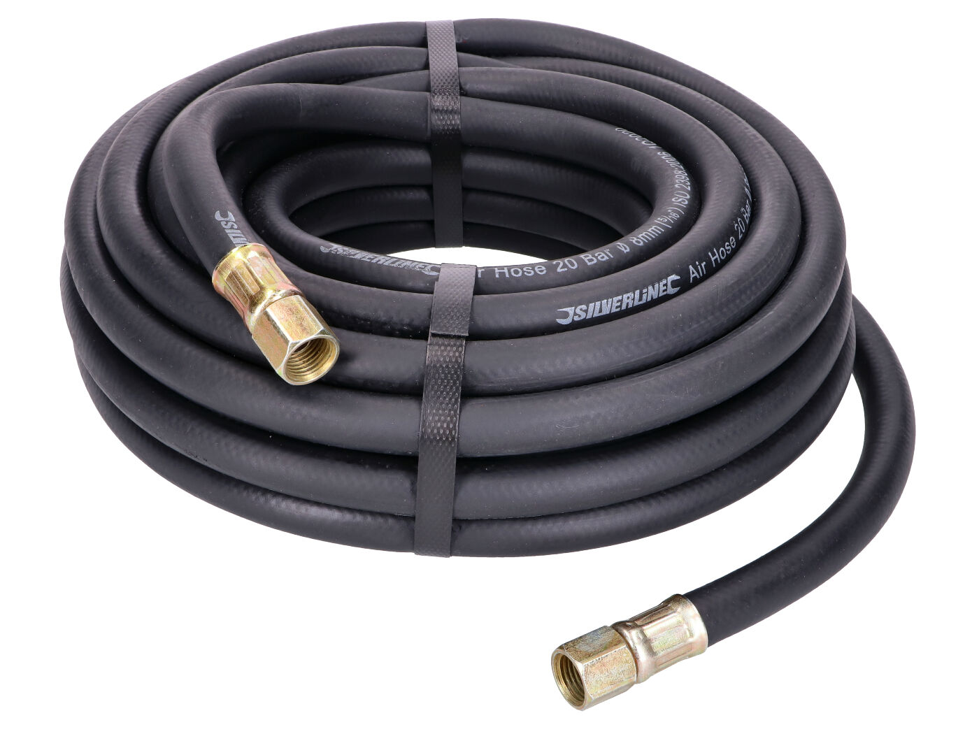 guminė oro žarna sustiprinta audiniu 8mm 20bar, 10m