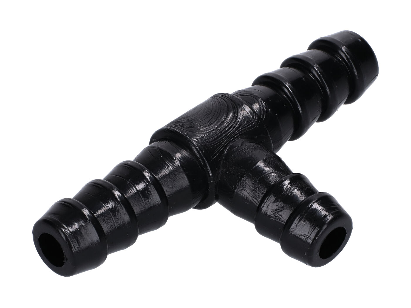 Kuro žarnelė T formos dalis / T formos jungtis juoda 8mm