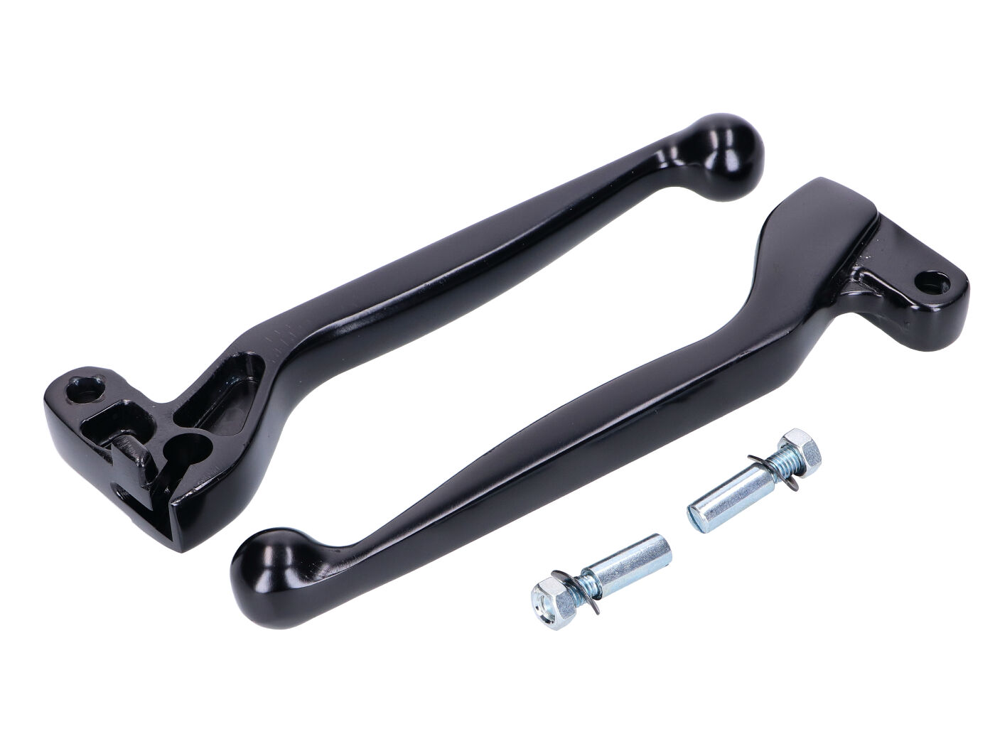 sankabos ir stabdžių svirties komplektas ALU anoduotas juodas Simson S50, S51, S53, S70, S83, SR50, SR80