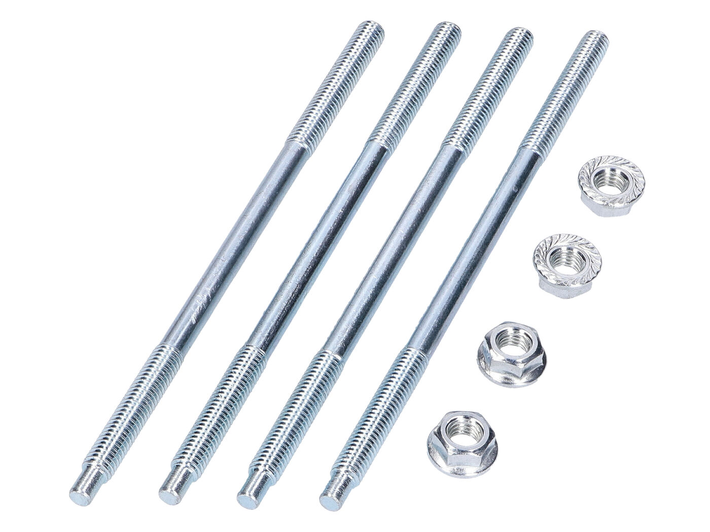 Cilindrų varžtų komplektas M6x125mm, skirtas Simson S51, S70, S53, SR50, SR80, Schwalbe KR51/2