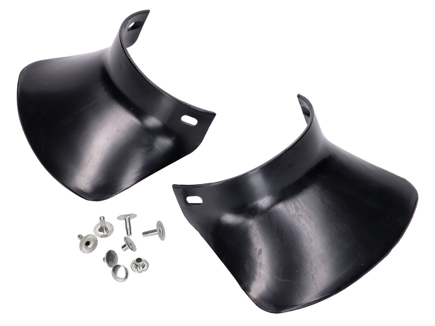 purvasaugių purvasaugių komplektas juodas plastikas Simson S50, S51, S70