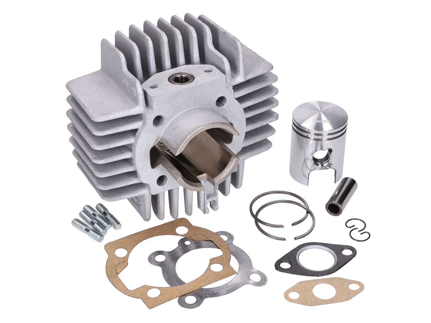 Cilindro komplektas, sukamas 50 cc 38 mm su švino sandarikliu 1,6 AG Vertex leidimas Puch Maxi, X30 Automatik