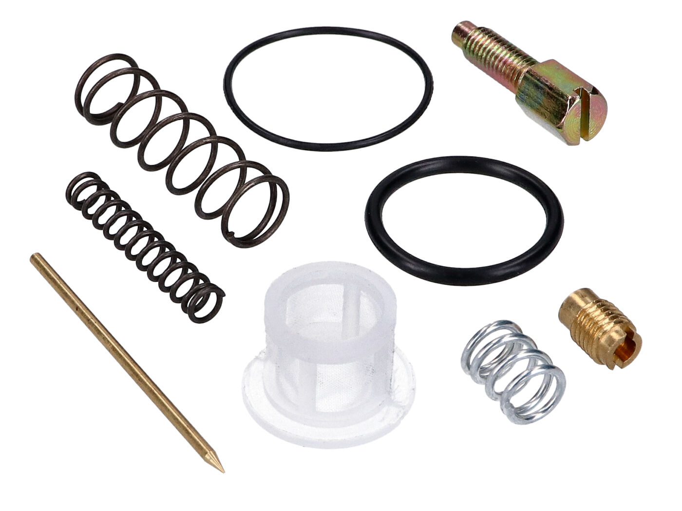 karbiuratoriaus remonto komplektas, skirtas MBK 51, AV10 SP, Magnus, Rock, Evasion su Gurtner carb