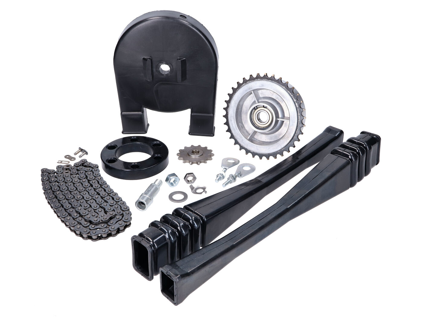 14 dalių grandinės pavaros komplektas, skirtas Simson KR51/1 Schwalbe