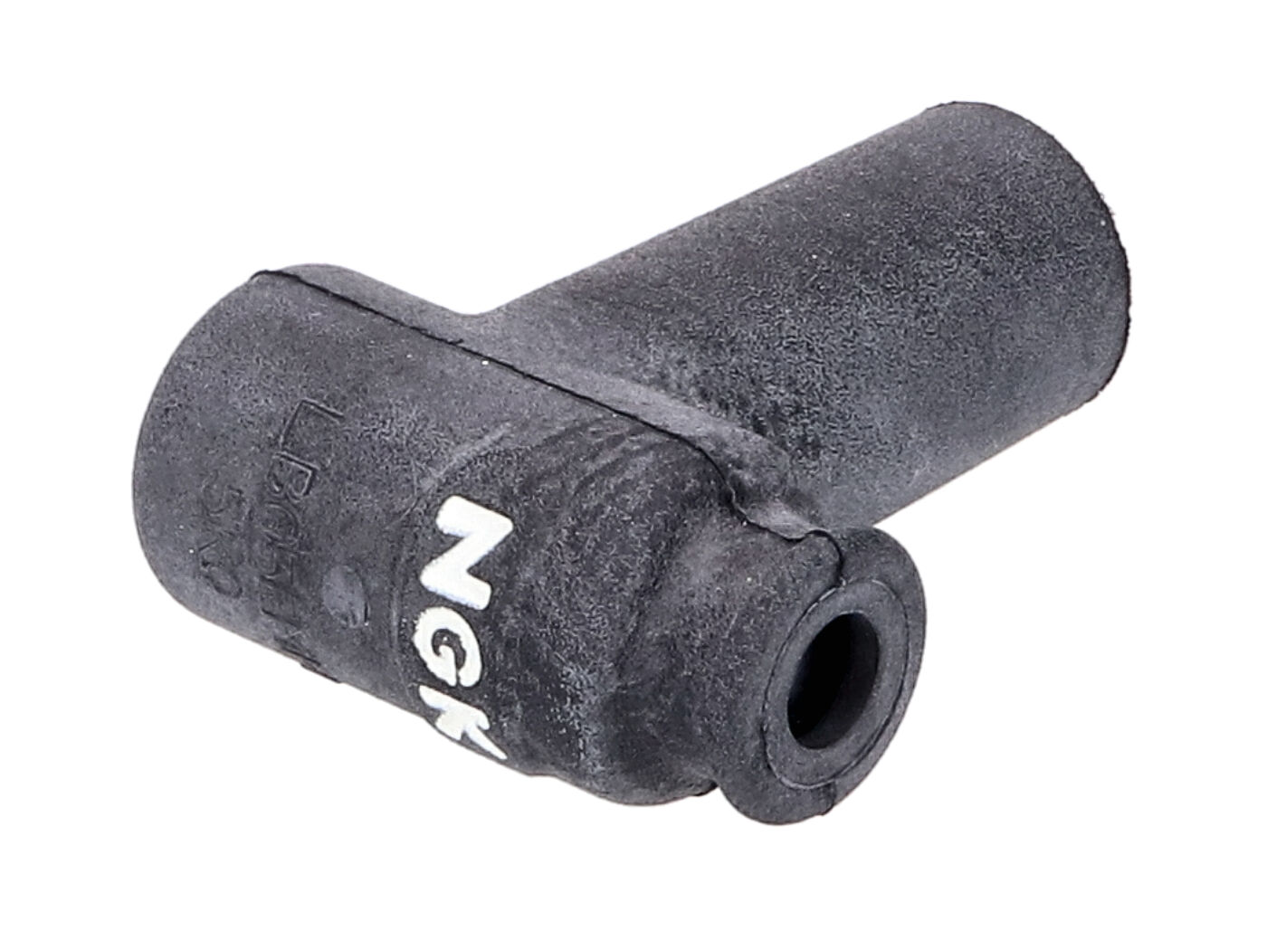 uždegimo žvakės dangtelis NGK 90° atsparus purslams, guminis LB05EMH