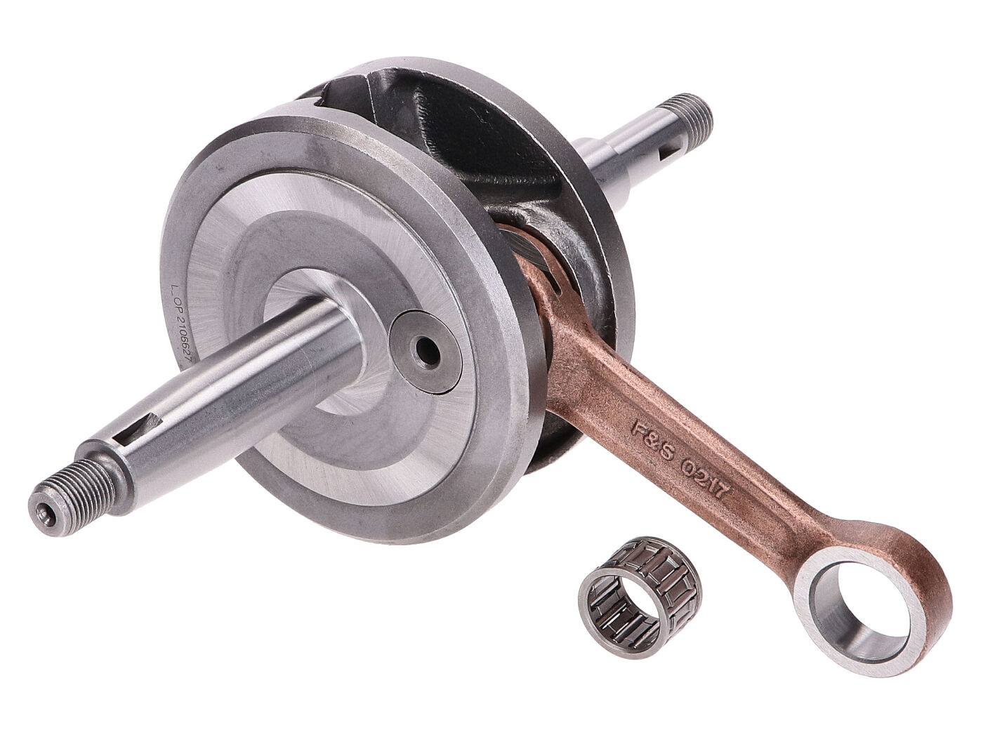 Alkūninis velenas TOP Racing viso apskritimo 44 mm eiga, skirta Sachs, Hercules 50/5, 50/6 5 greičių, 6 greičių
