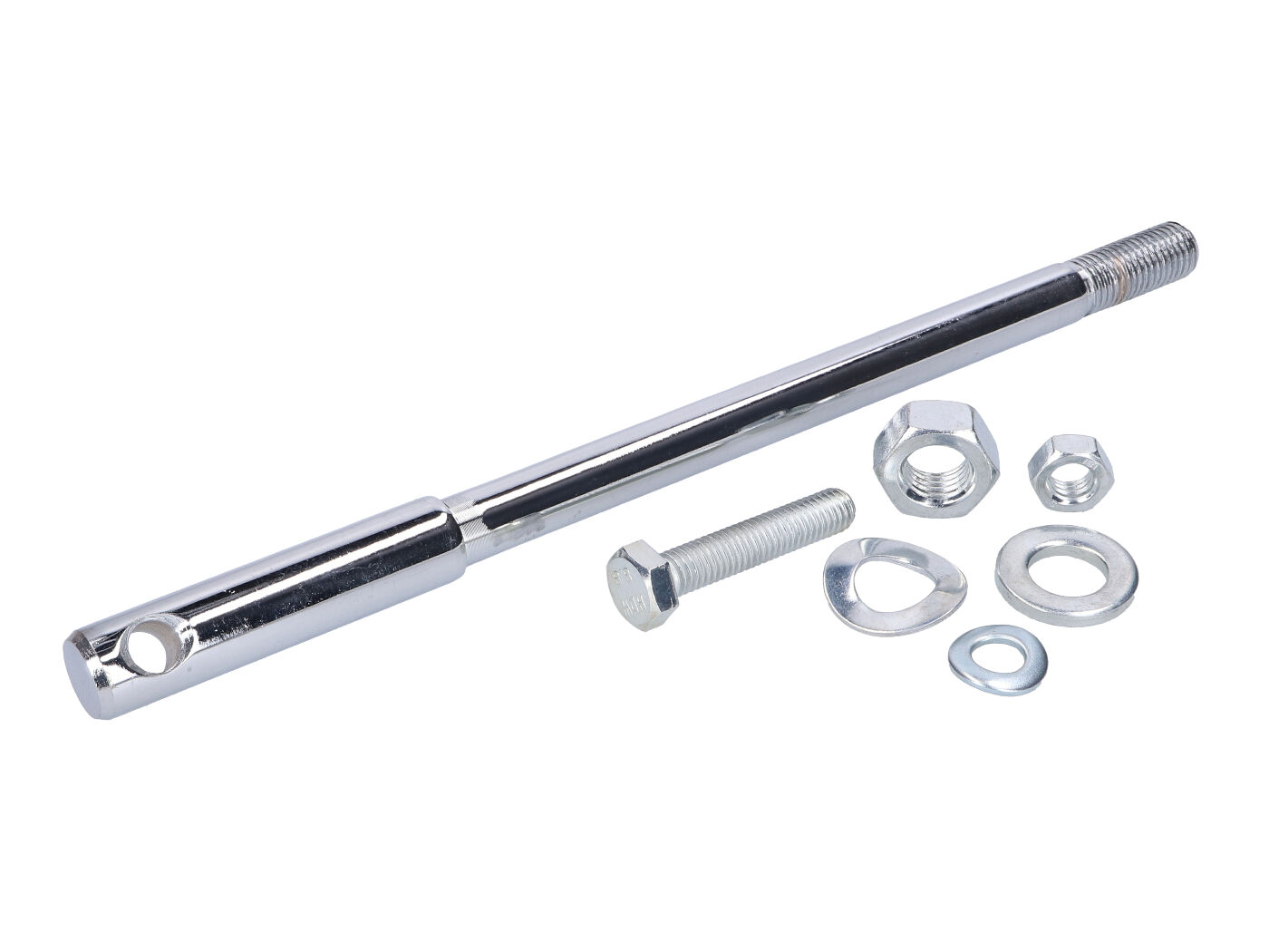 priekinių ratų ašių komplektas Simson S50, S51, S53, S70, SR50, SR80