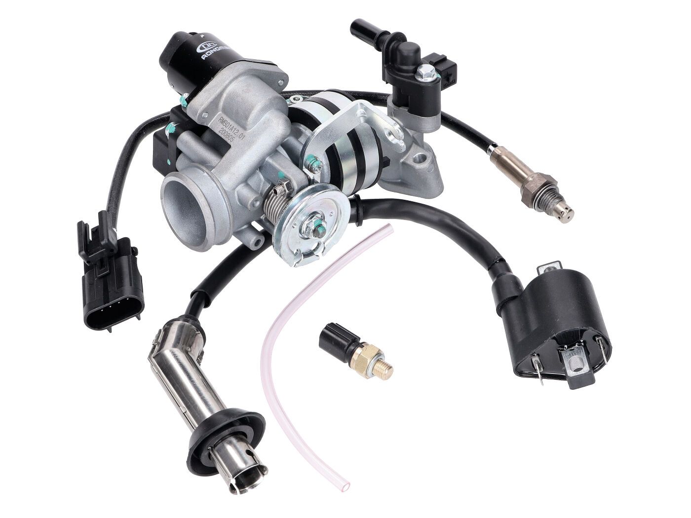 kuro įpurškimo sistema, skirta 139QMB 50cc EFI Euro4 / Euro5, GT Union GT3, Striker, Alpha Motors Shark, GMX 460