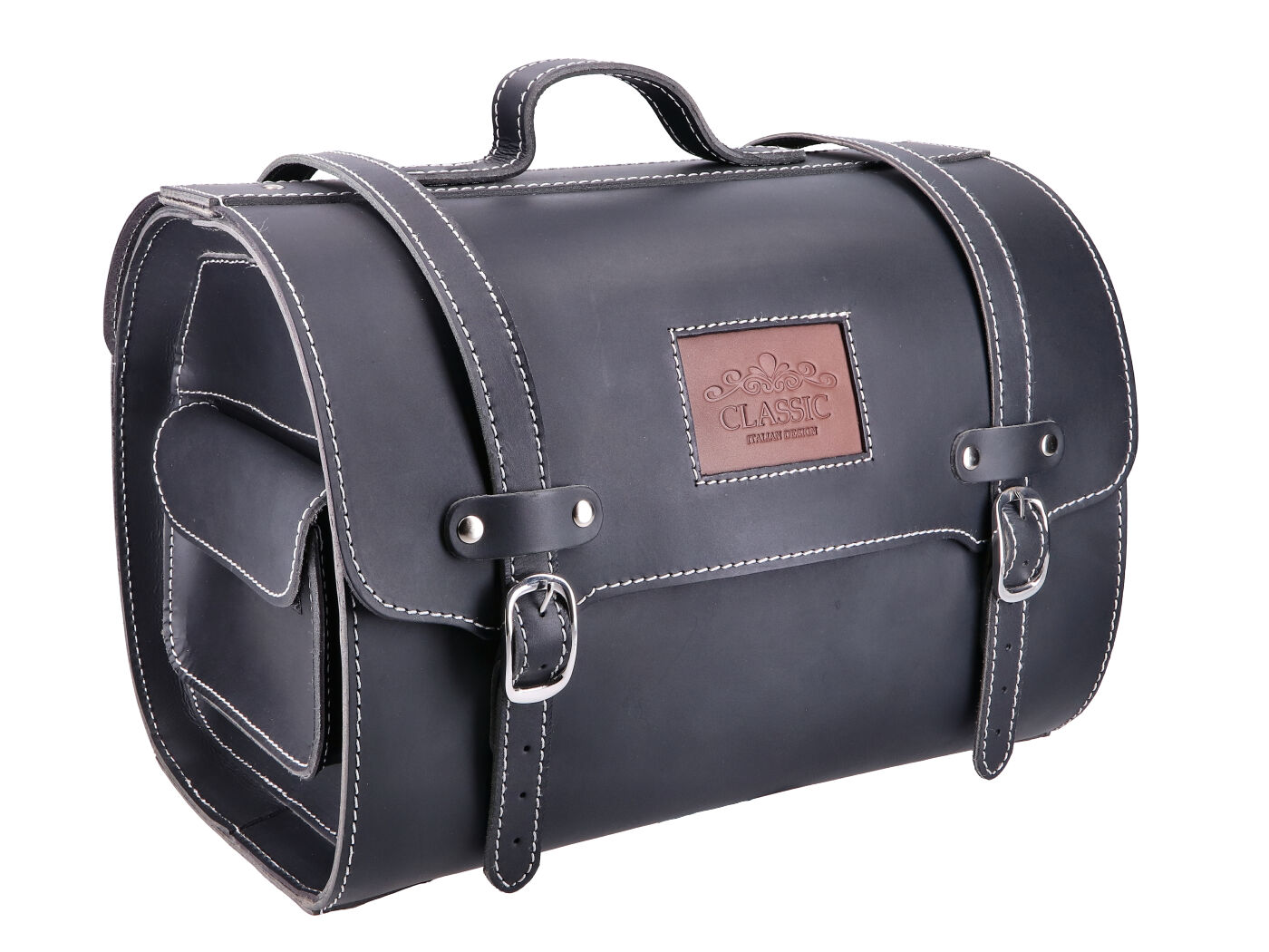 odinis dėklas juodas apytiksl. 26 litrai 38x27x26 Vespa / LML