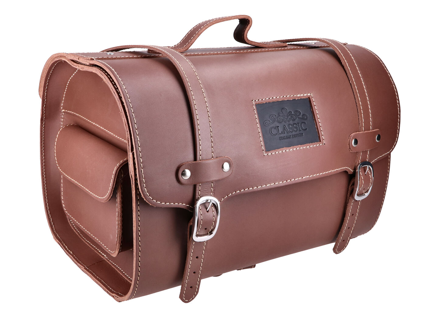 odinis dėklas rudas apytiksl. 26 litrai 38x27x26 Vespa / LML
