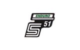 Lipdukas S51 Enduro žalias Simson