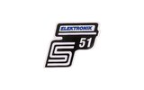 Lipdukas S51 elektronikos mėlynas Simson