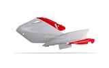 Šoniniai skydai Polisport originali spalva balta / raudona Honda CRF 250 2004-2005