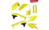 Apdailos komplektas Polisport neoninis geltonas Kawasaki KXF 450