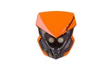 Priekiniai žibintai Polisport Lookos Evo oranžinė/juoda