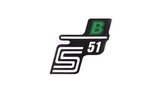 Lipdukas S51 B žalias Simson