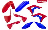 Dangos komplektas Polisport raudona / mėlyna Honda CRF250 / 450R