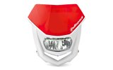 Priekiniai žibintai Polisport Halo LED raudona/balta