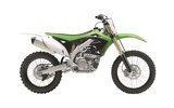 Šoniniai skydai priekyje Polisport originali spalva žalia/juoda Kawasaki KXF 450