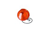 Indikatorius priekyje 80 mm oranžinis su chromuotu dangteliu Simson