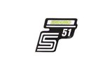Lipdukas S51 Enduro neoninis geltonas Simson